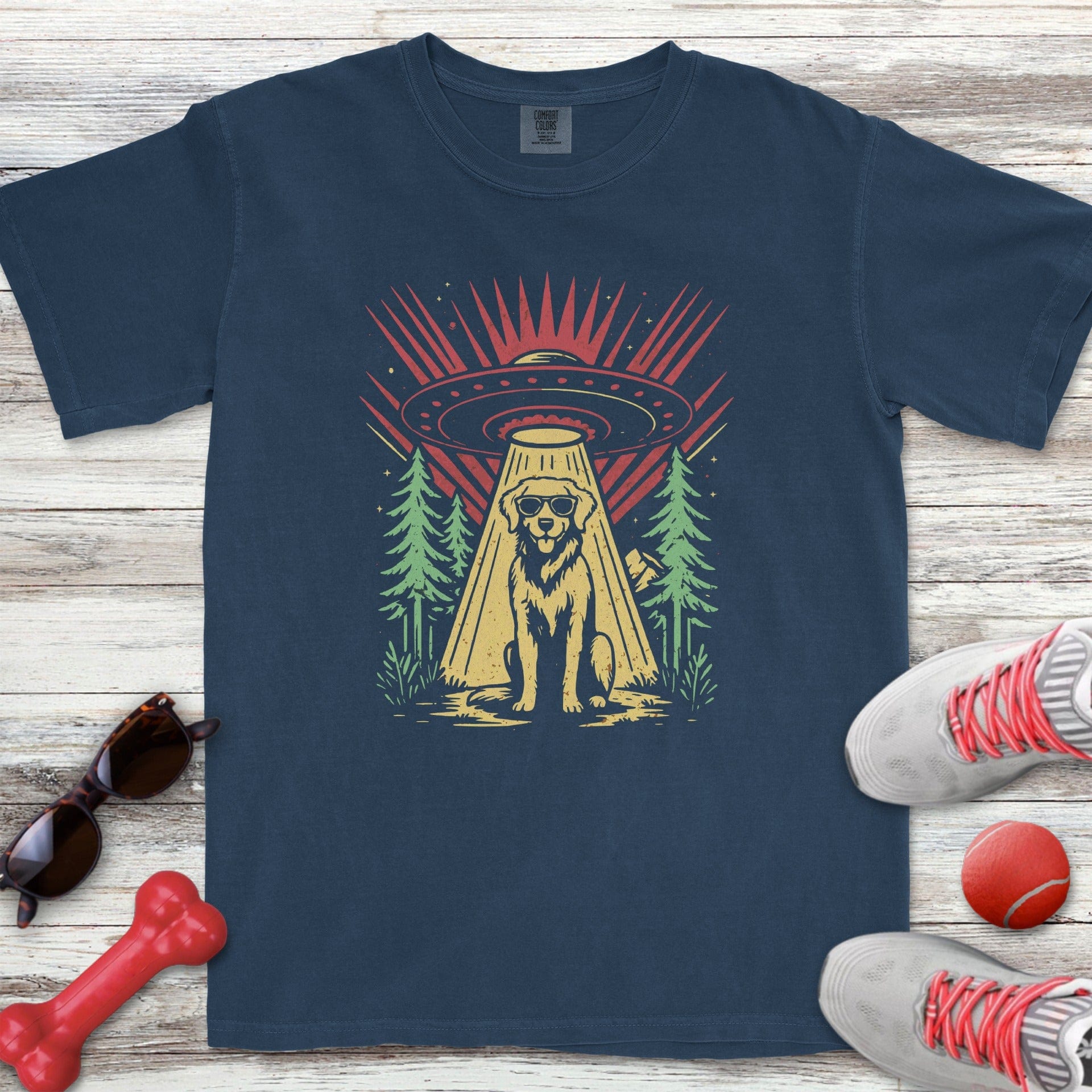 UFO Cool Dog T-Shirt