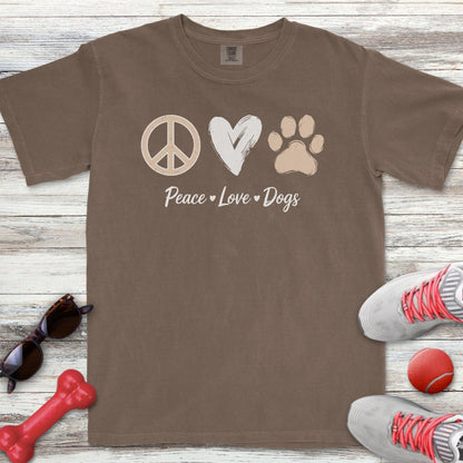 Peace Love Dogs T-Shirt