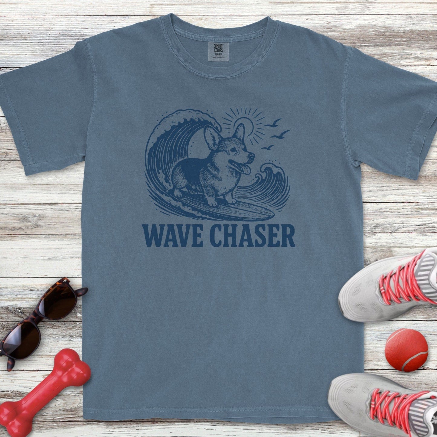 Corgi Surfer T-Shirt