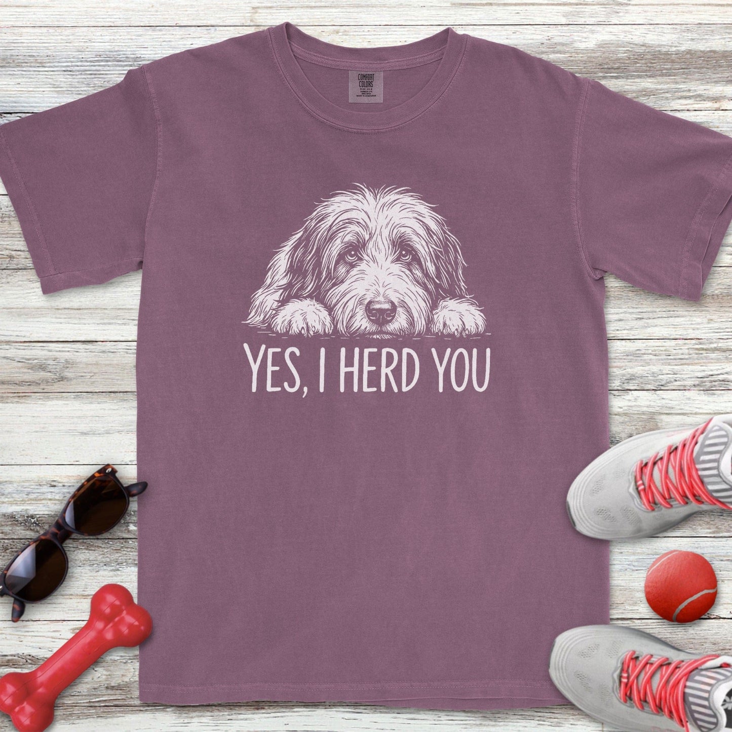 Bearded Collie Herd You T-Shirt