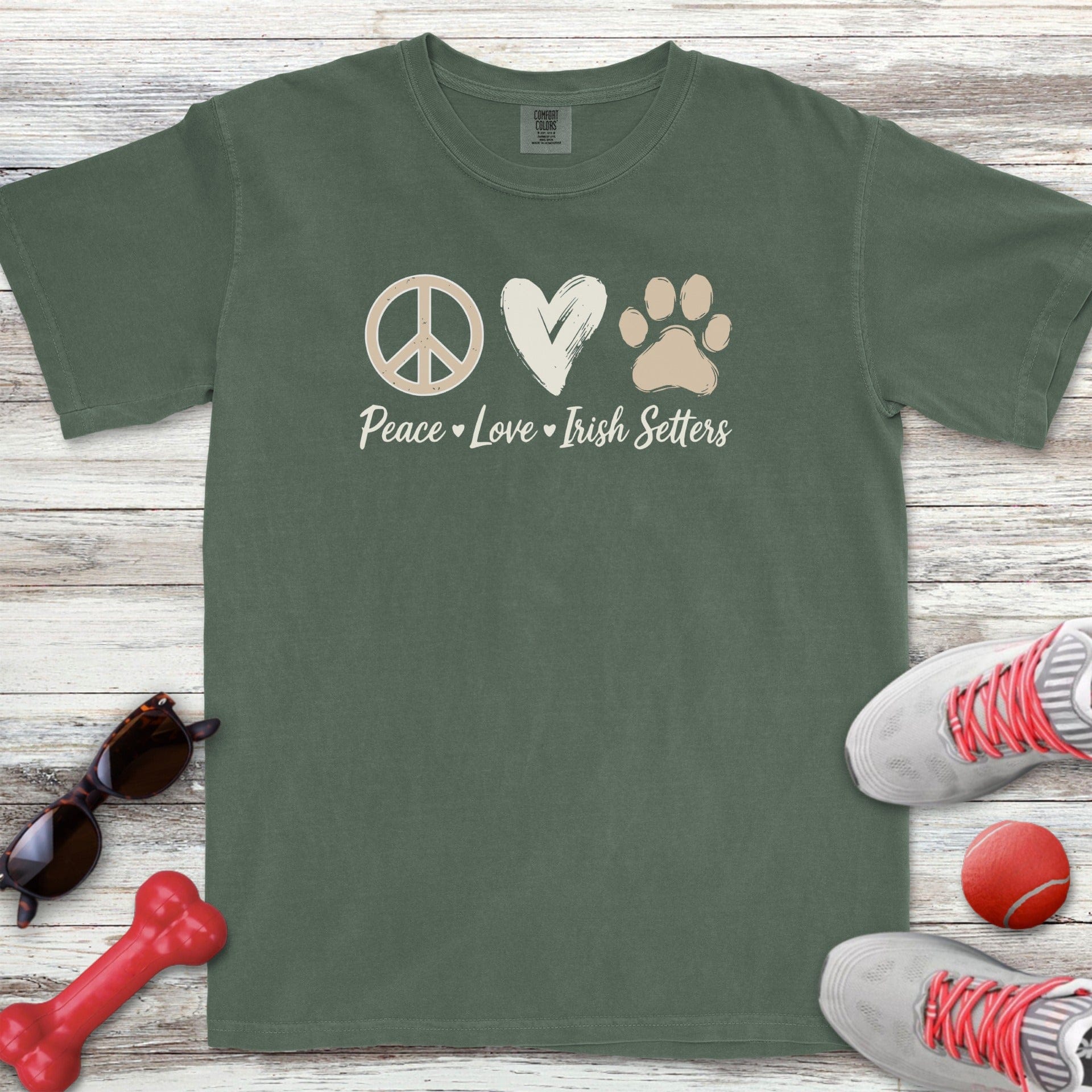 Peace Love Irish Setters T-Shirt