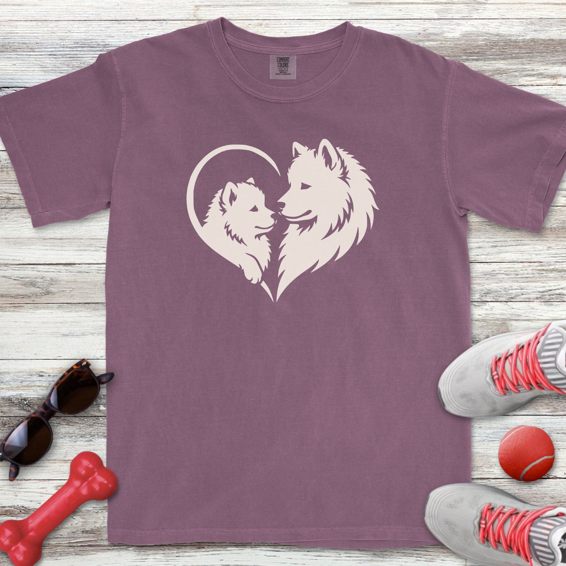 Samoyed Heart Bond T-Shirt