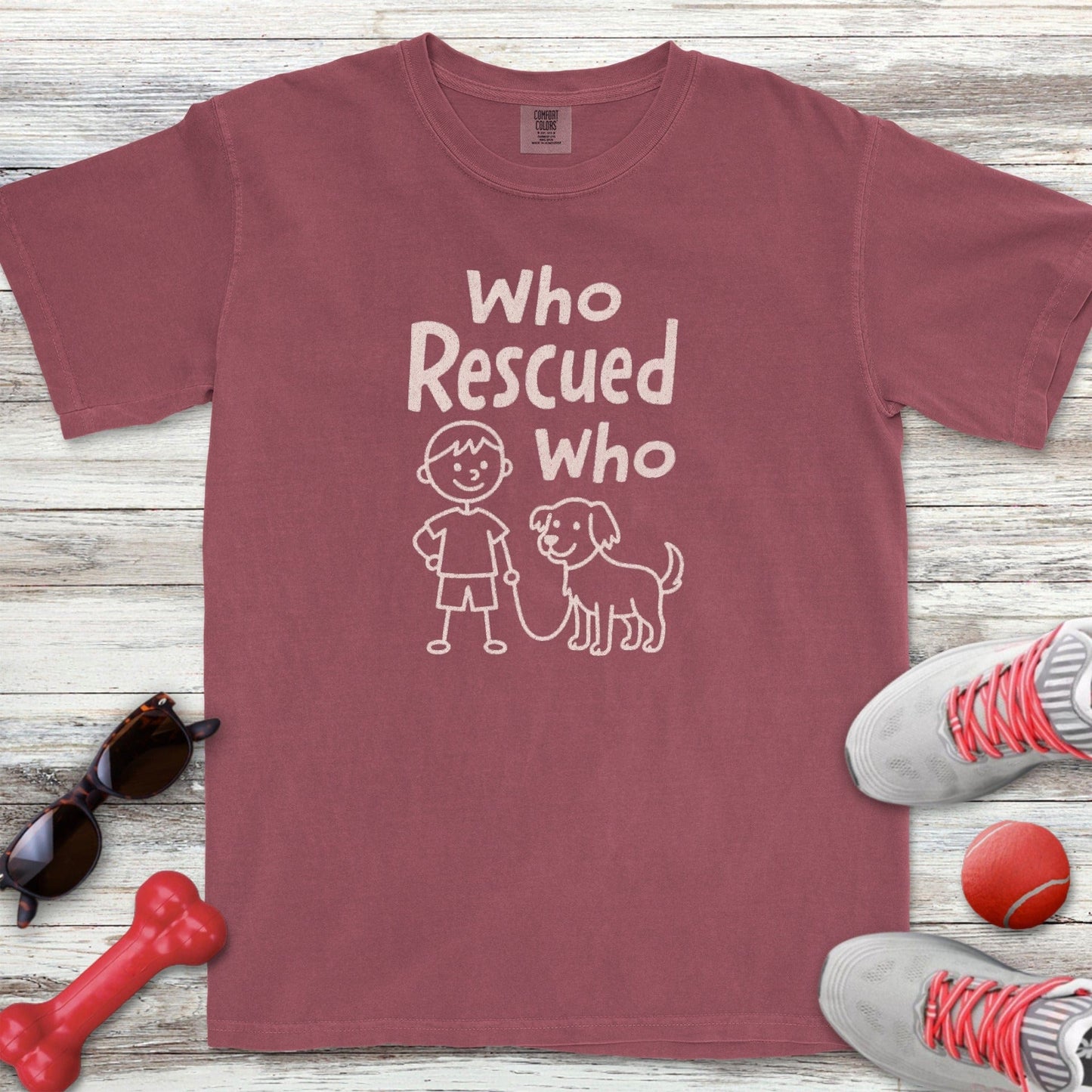 Who Rescued Who Boy T-Shirt