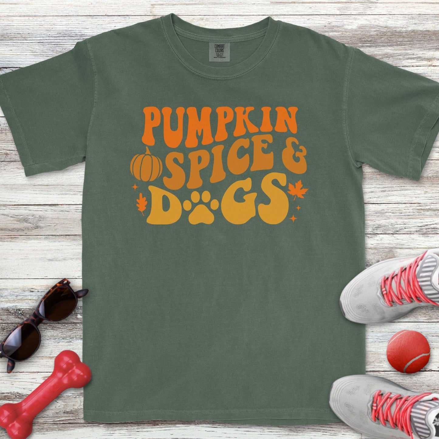 Pumpkin Spice & Dogs T-Shirt