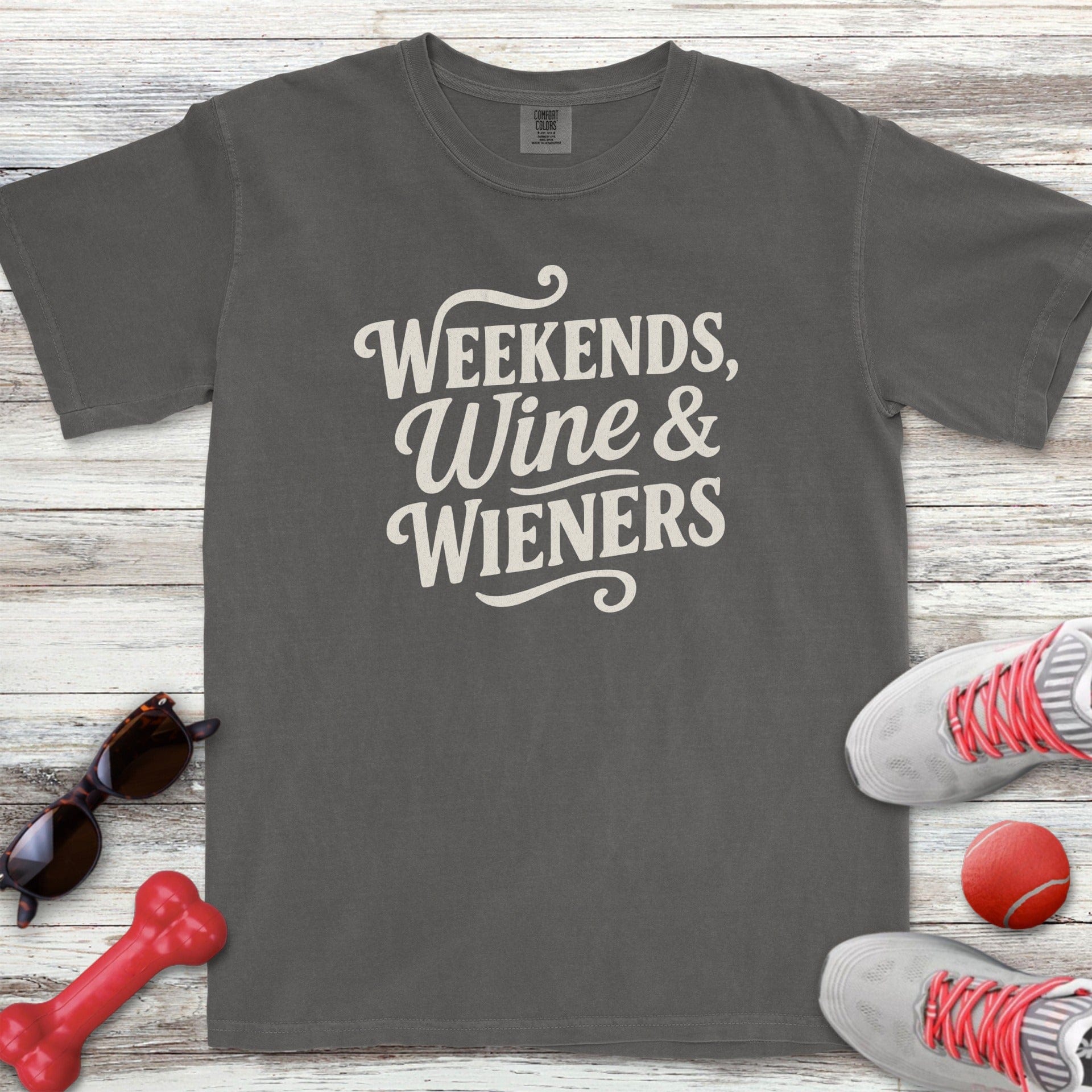 Weekends Wine Wieners T-Shirt