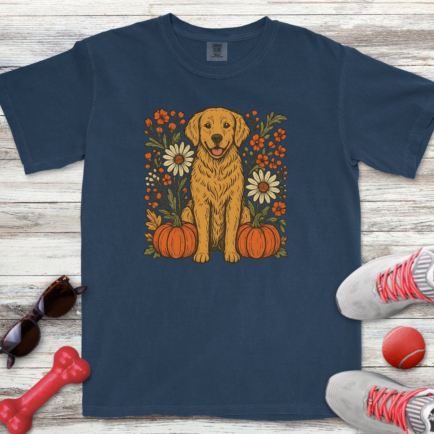 Fall Golden Retriever T-Shirt