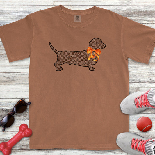 Web Heart Dachshund T-Shirt