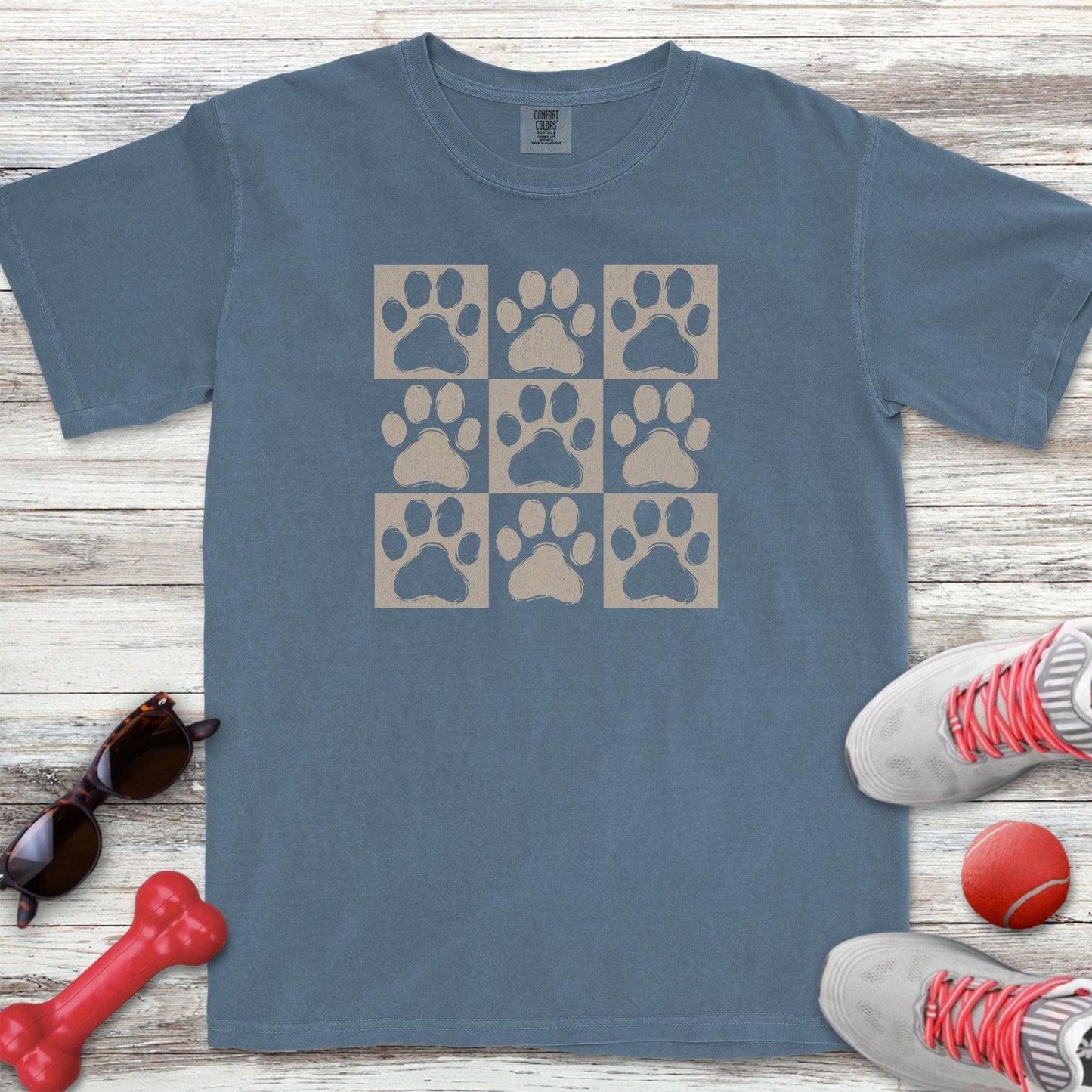 Boho Paw Prints T-Shirt