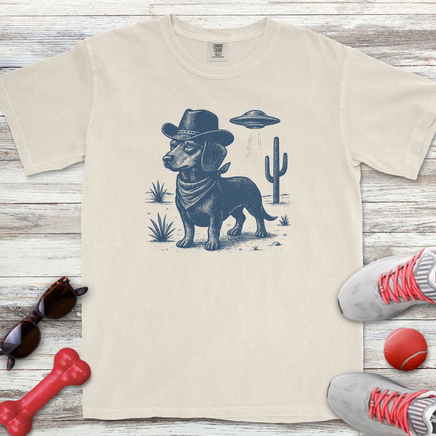 Dachshund UFO T-Shirt