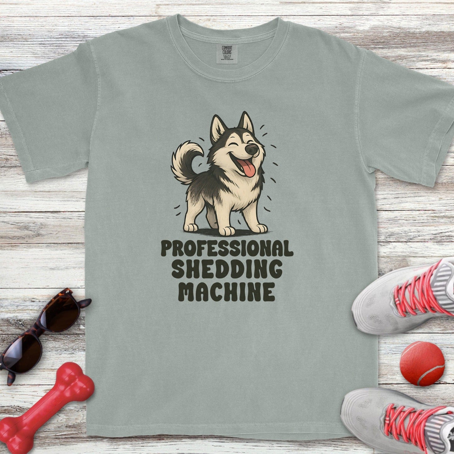 Husky Shedding Machine T-Shirt