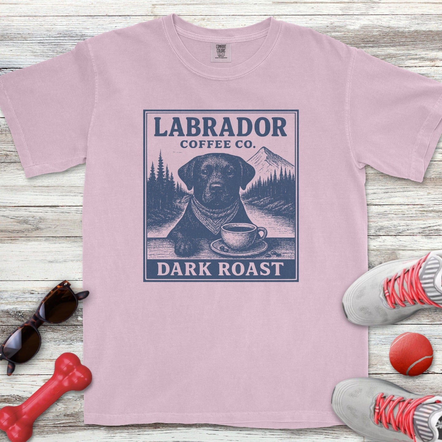 Labrador Retriever Dark Coffee T-Shirt