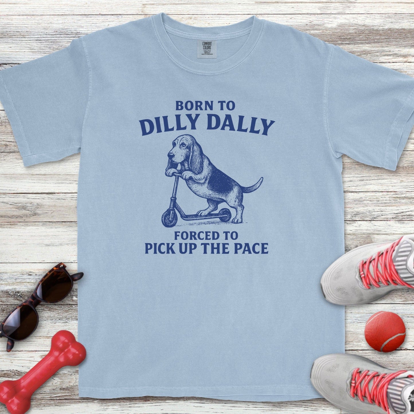 Dilly Dally Basset Hound T-Shirt