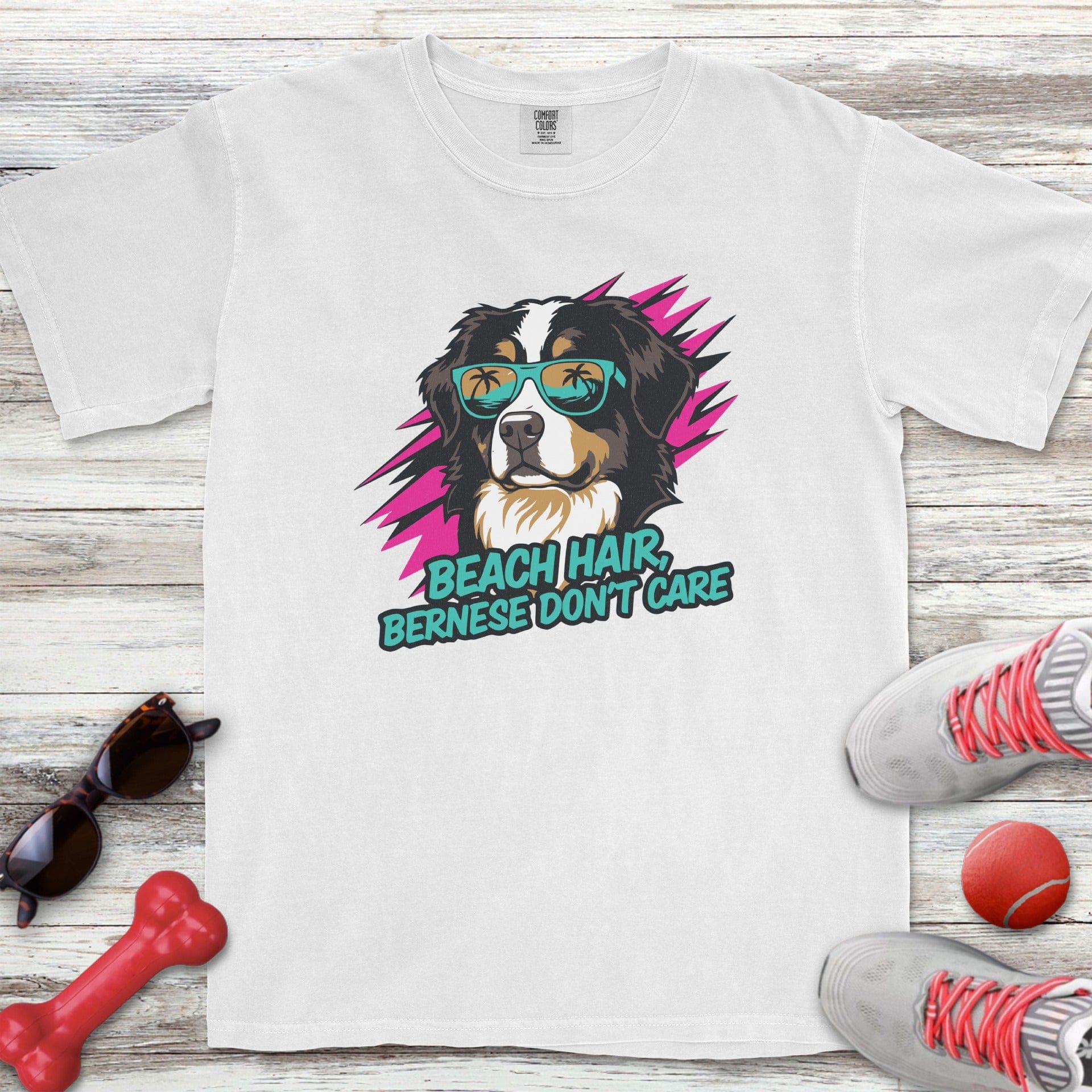 Bernese Mountain Dog Beach Hair T-Shirt