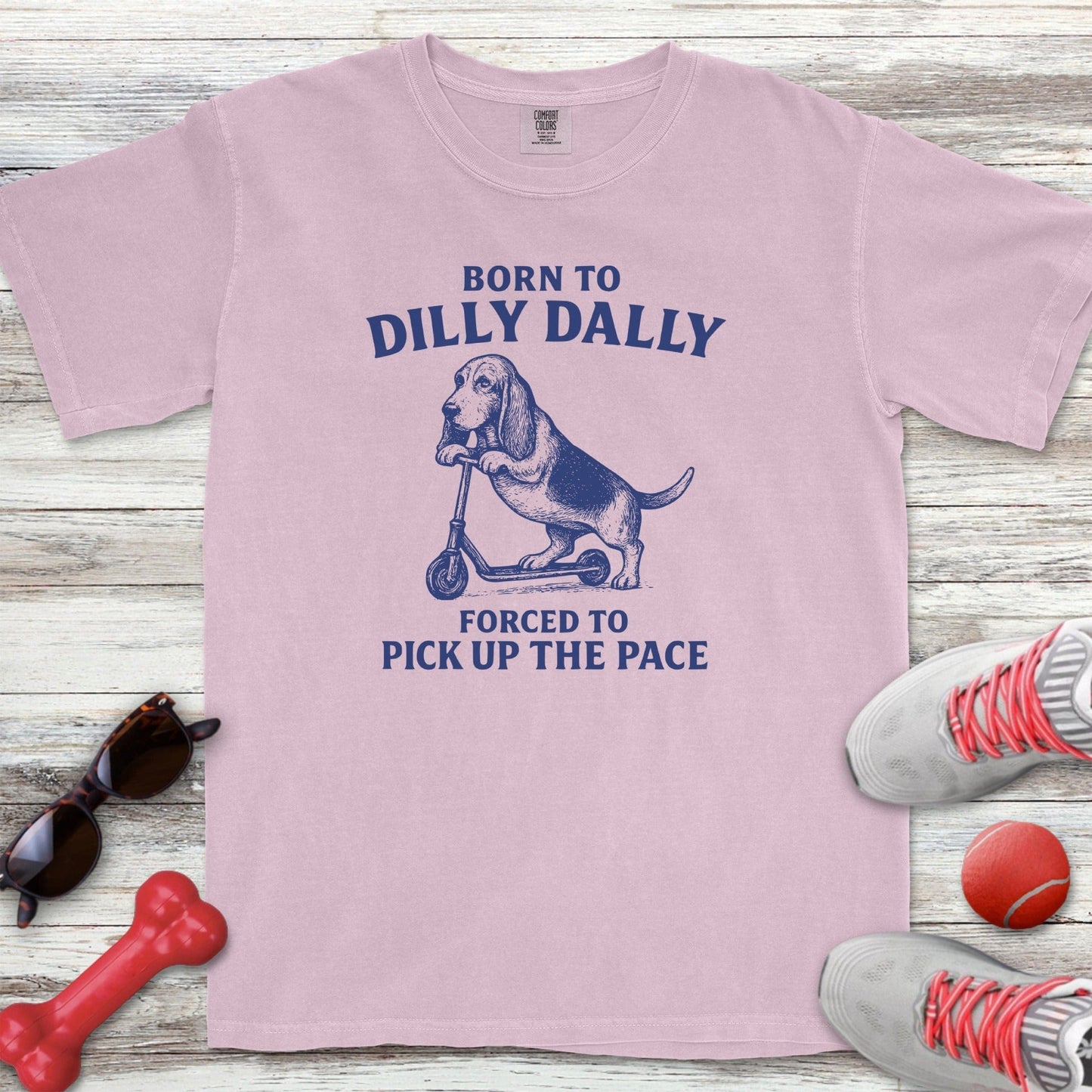 Dilly Dally Basset Hound T-Shirt
