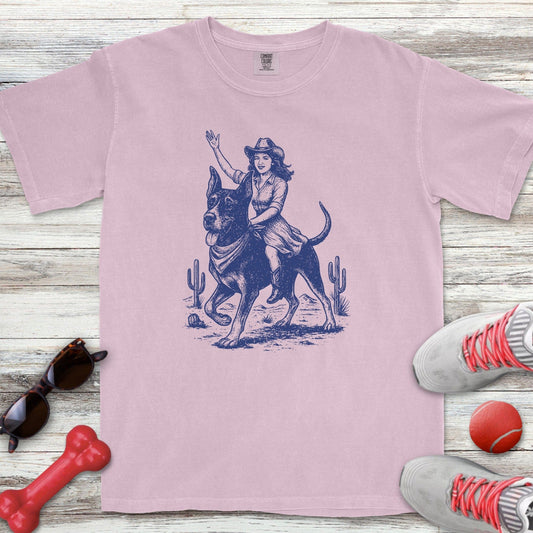 Cowgirl Great Dane T-Shirt