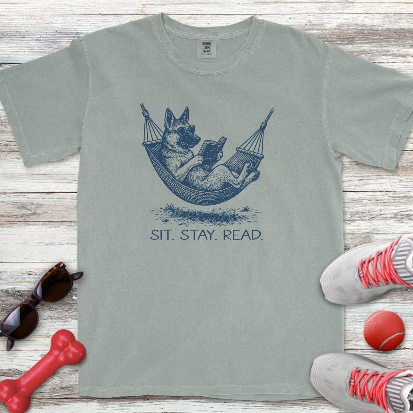 Sit Stay Read T-Shirt