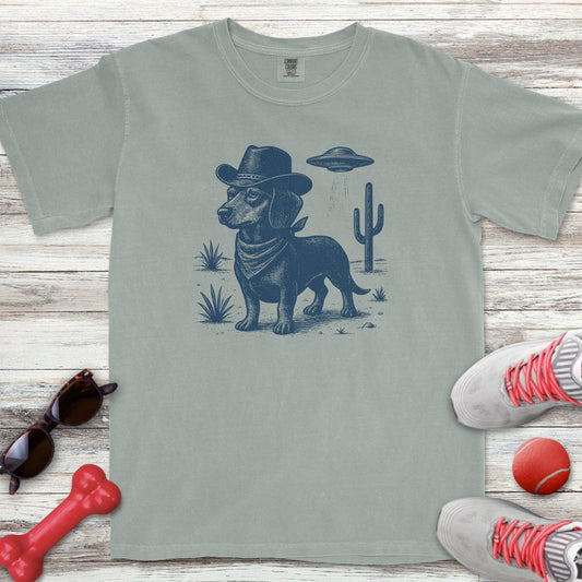 Dachshund UFO T-Shirt