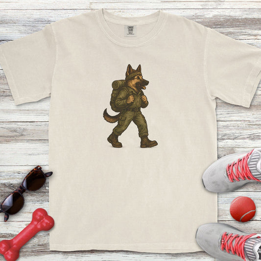 Hiking German Shepherd T-Shirt