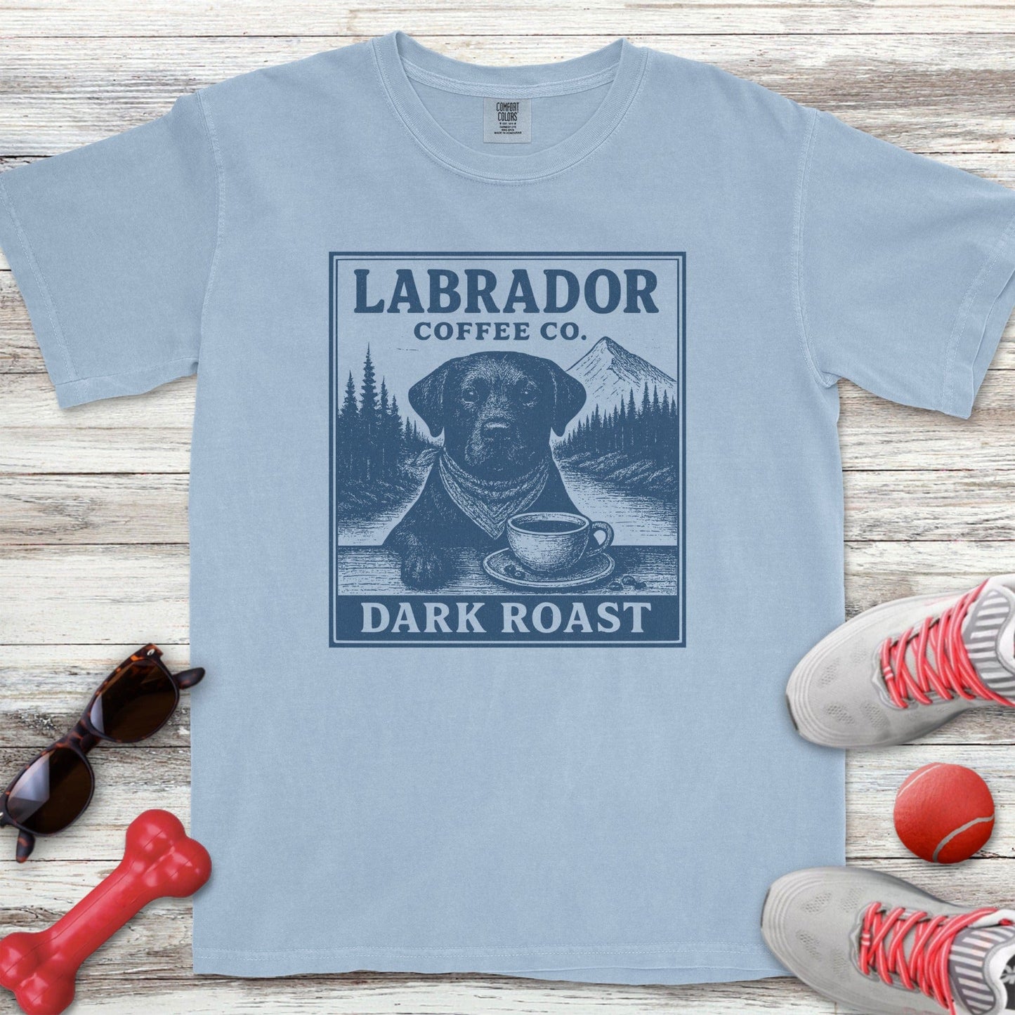 Labrador Retriever Dark Coffee T-Shirt
