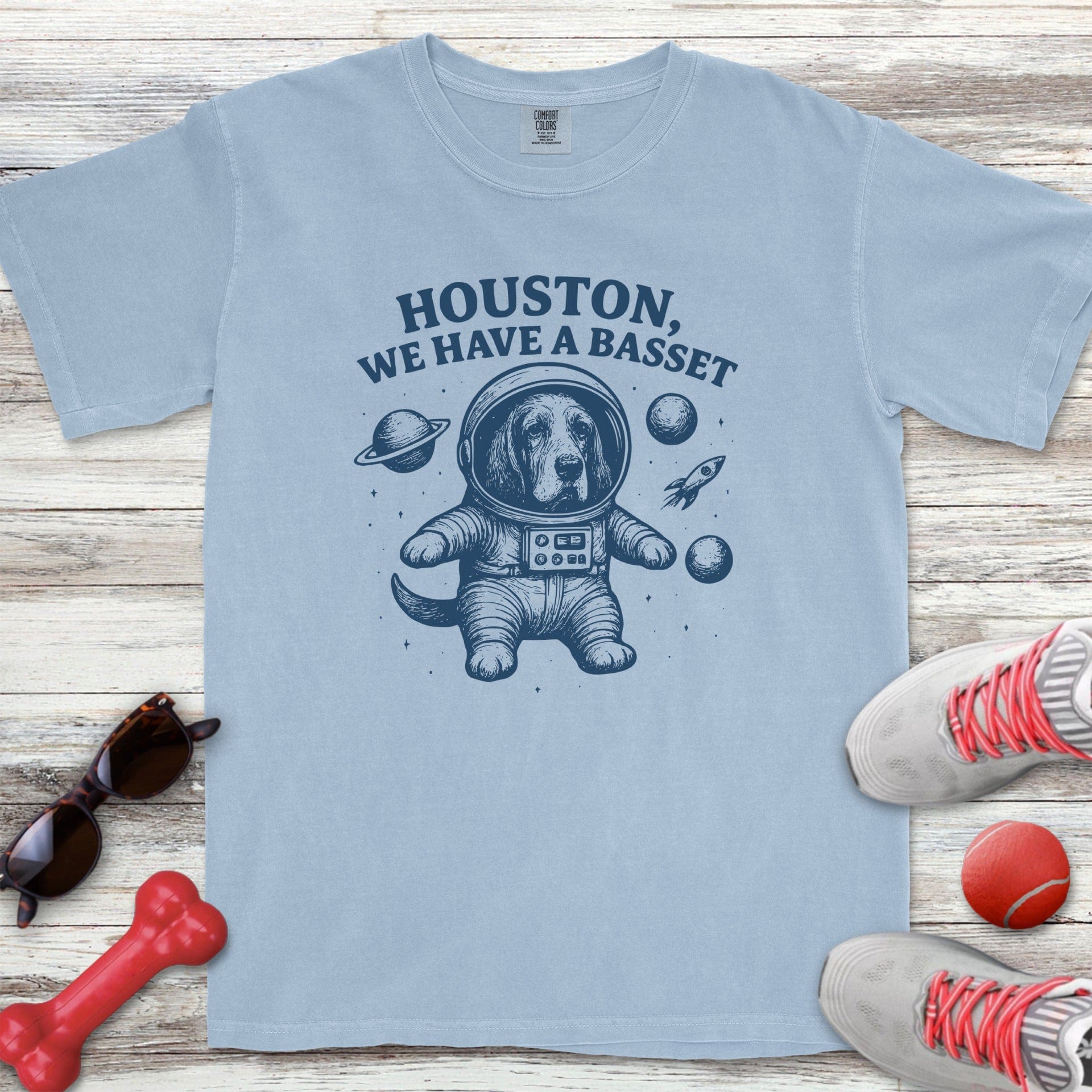 Basset Hound Astronaut T-Shirt