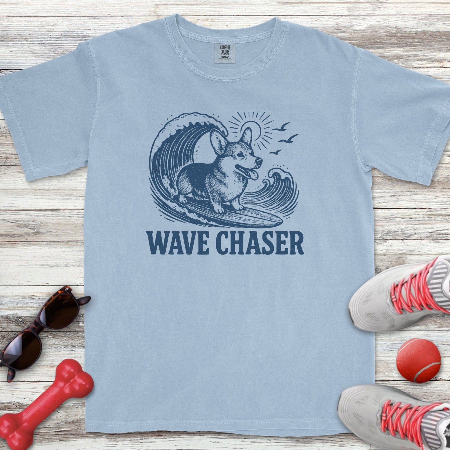 Corgi Surfer T-Shirt