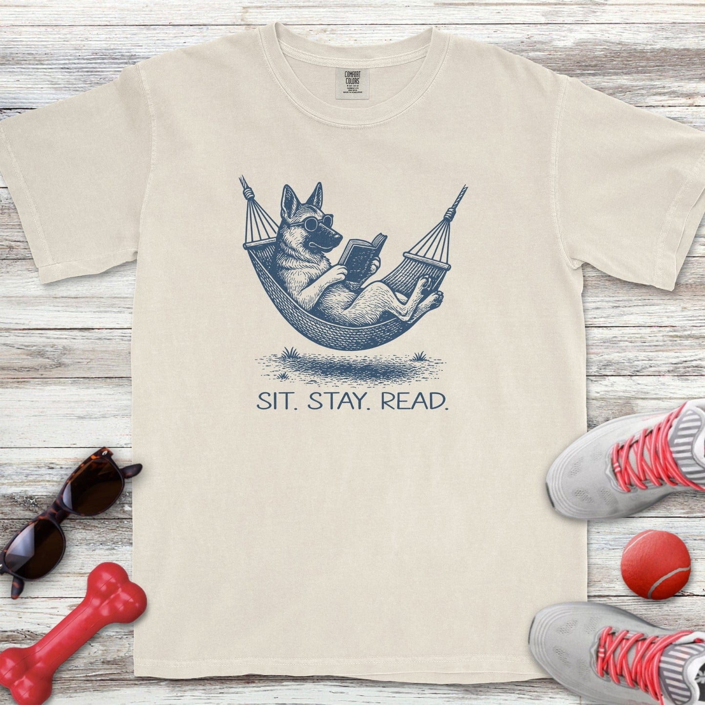 Sit Stay Read T-Shirt