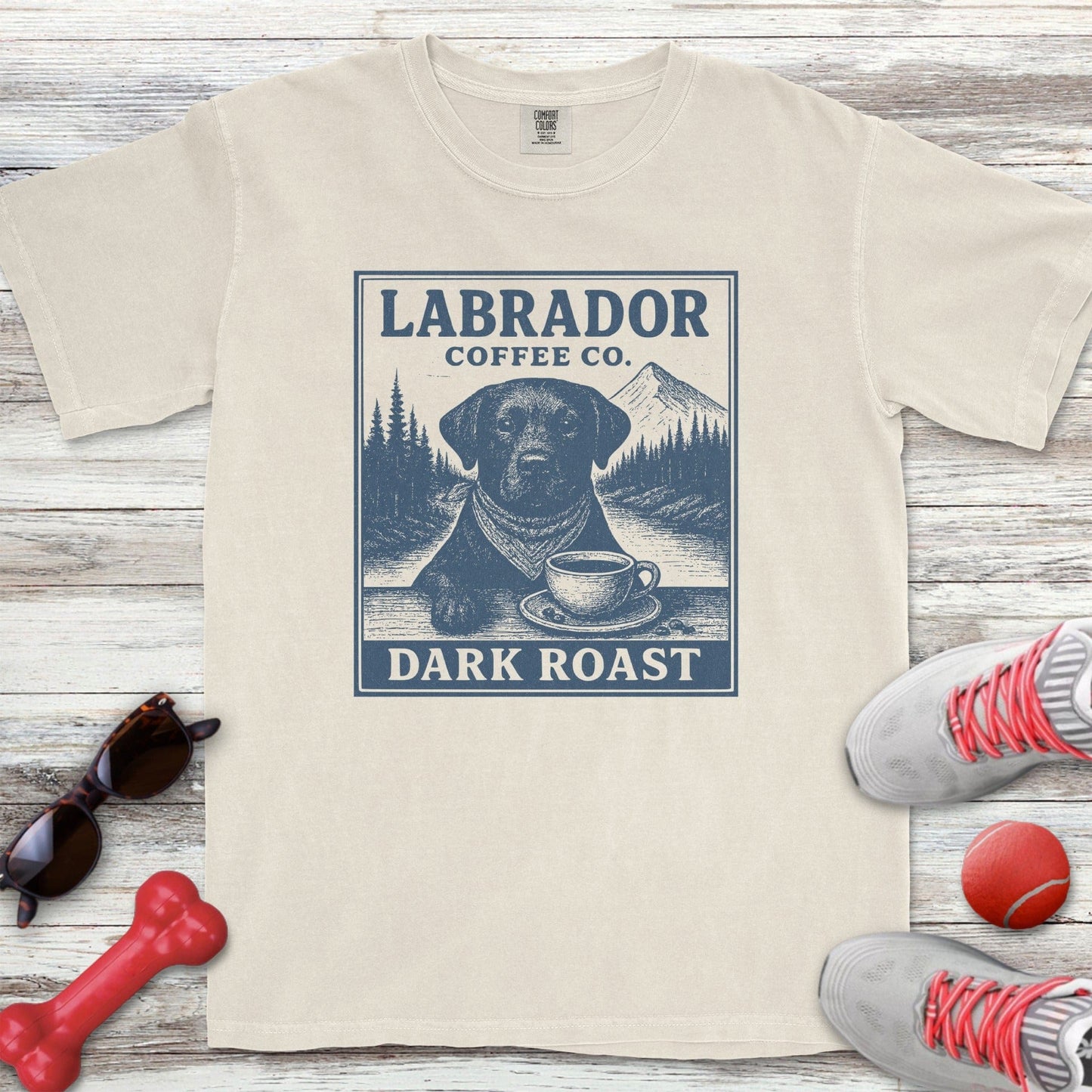 Labrador Retriever Dark Coffee T-Shirt