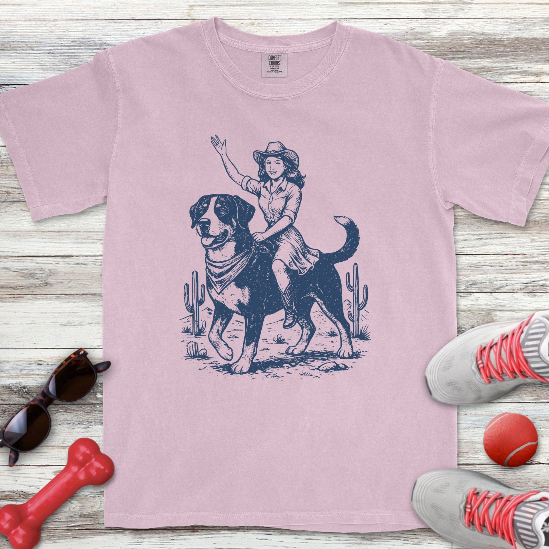 Swiss Mountain Dog Cowgirl T-Shirt
