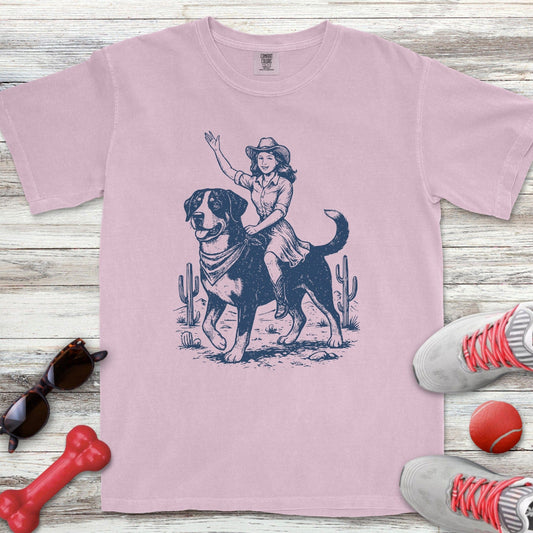 Swiss Mountain Dog Cowgirl T-Shirt