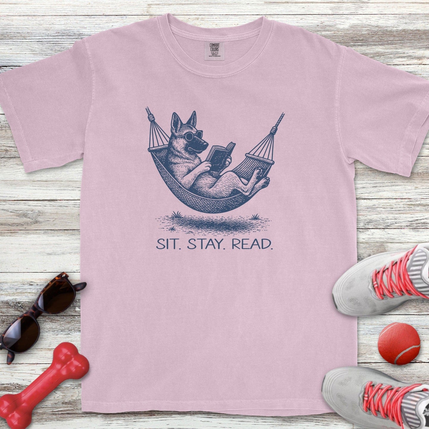 Sit Stay Read T-Shirt