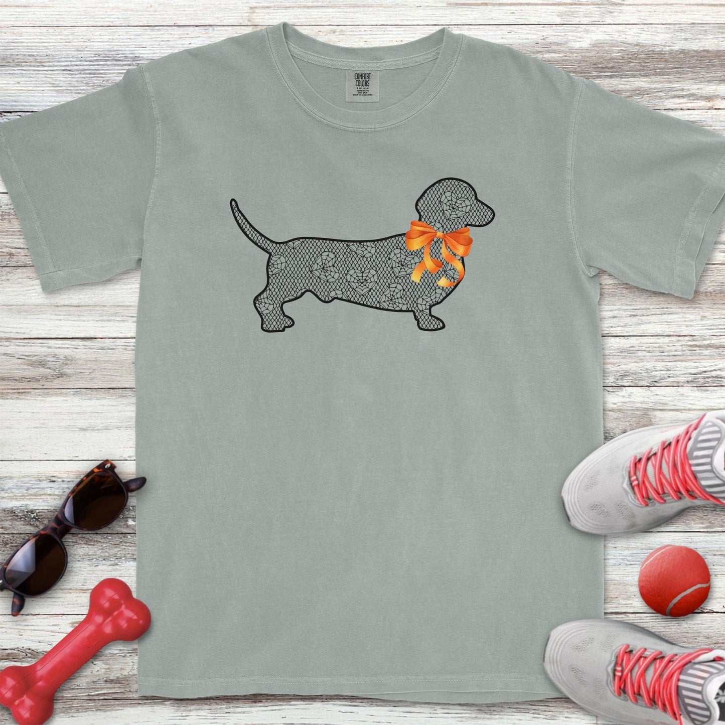 Web Heart Dachshund T-Shirt