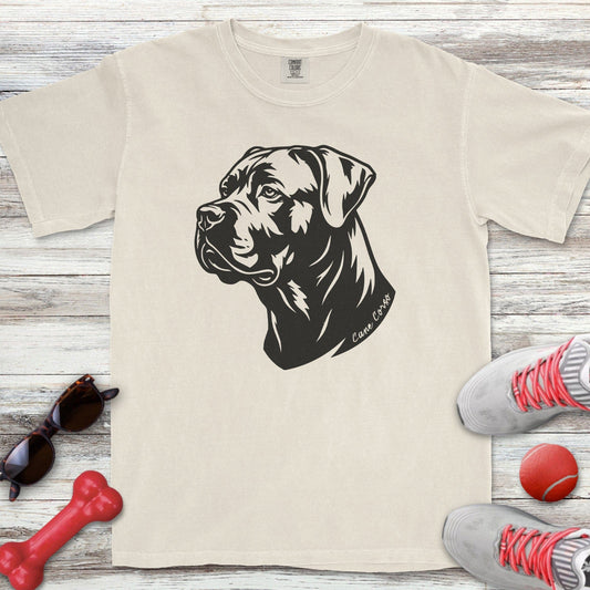 Cane Corso Minimalist Portrait T-Shirt