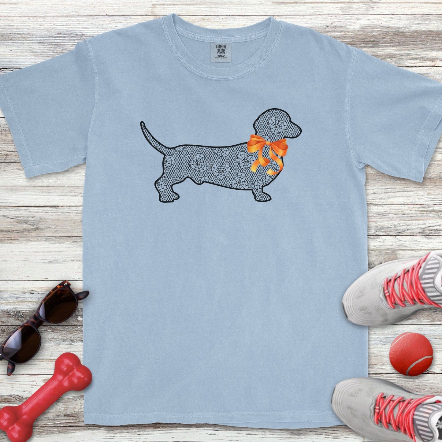 Web Heart Dachshund T-Shirt