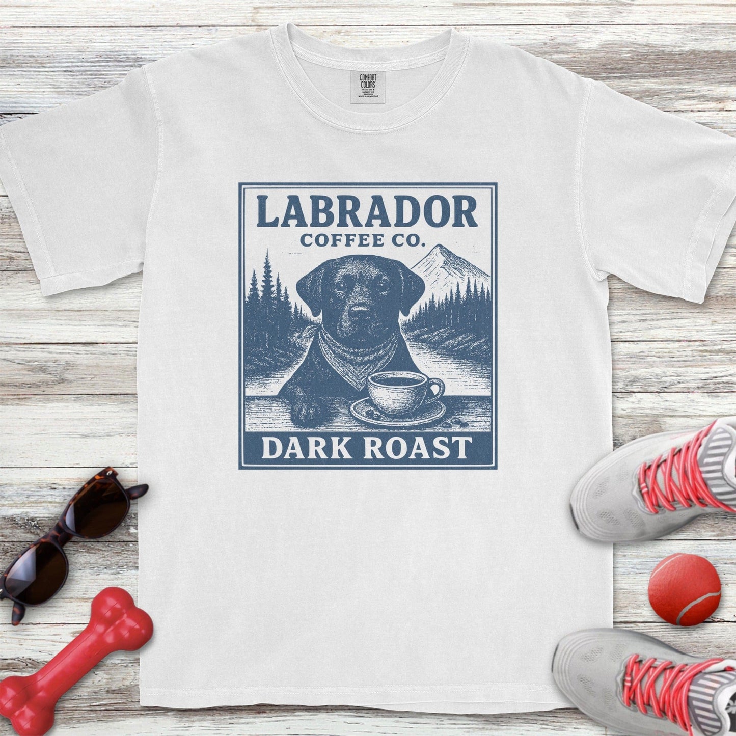 Labrador Retriever Dark Coffee T-Shirt