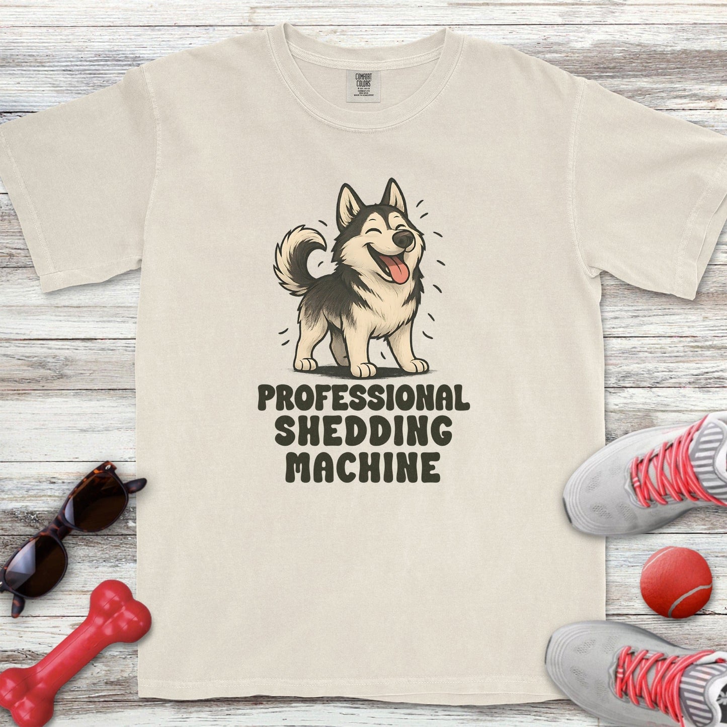Husky Shedding Machine T-Shirt