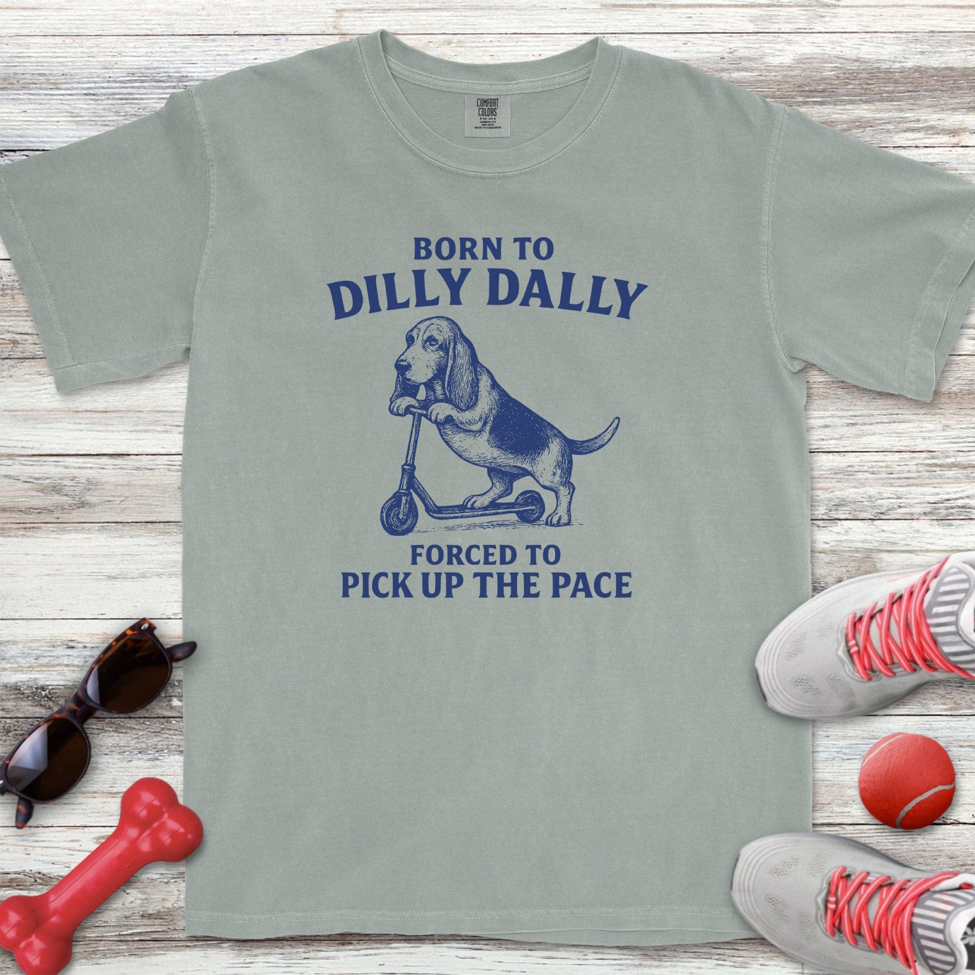 Dilly Dally Basset Hound T-Shirt
