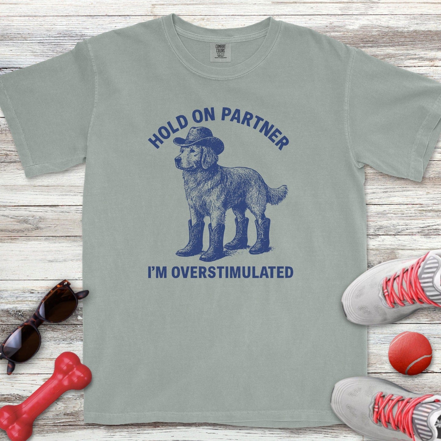 Overstimulated Golden Retriever T-Shirt