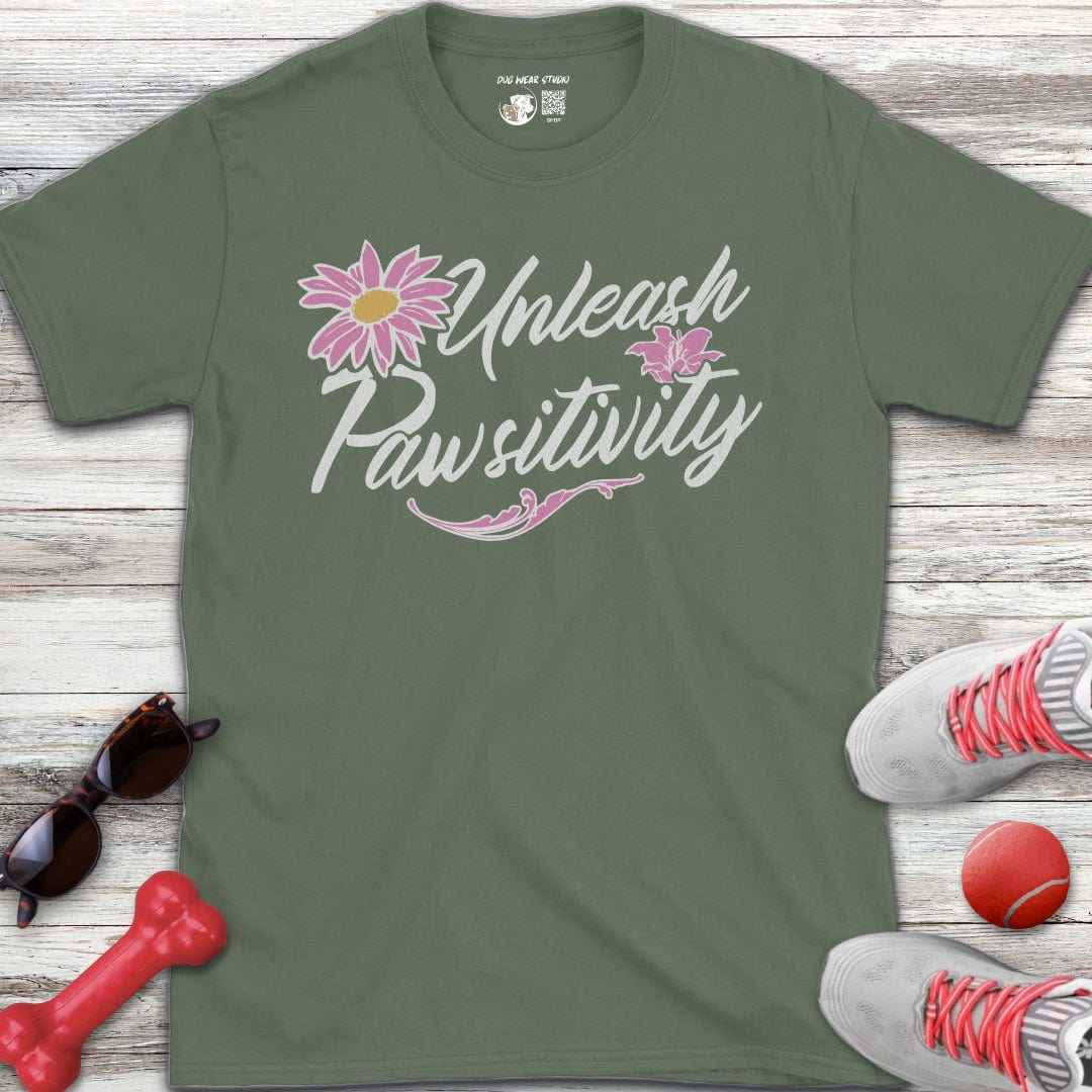 Unleash Pawsitivity T-Shirt