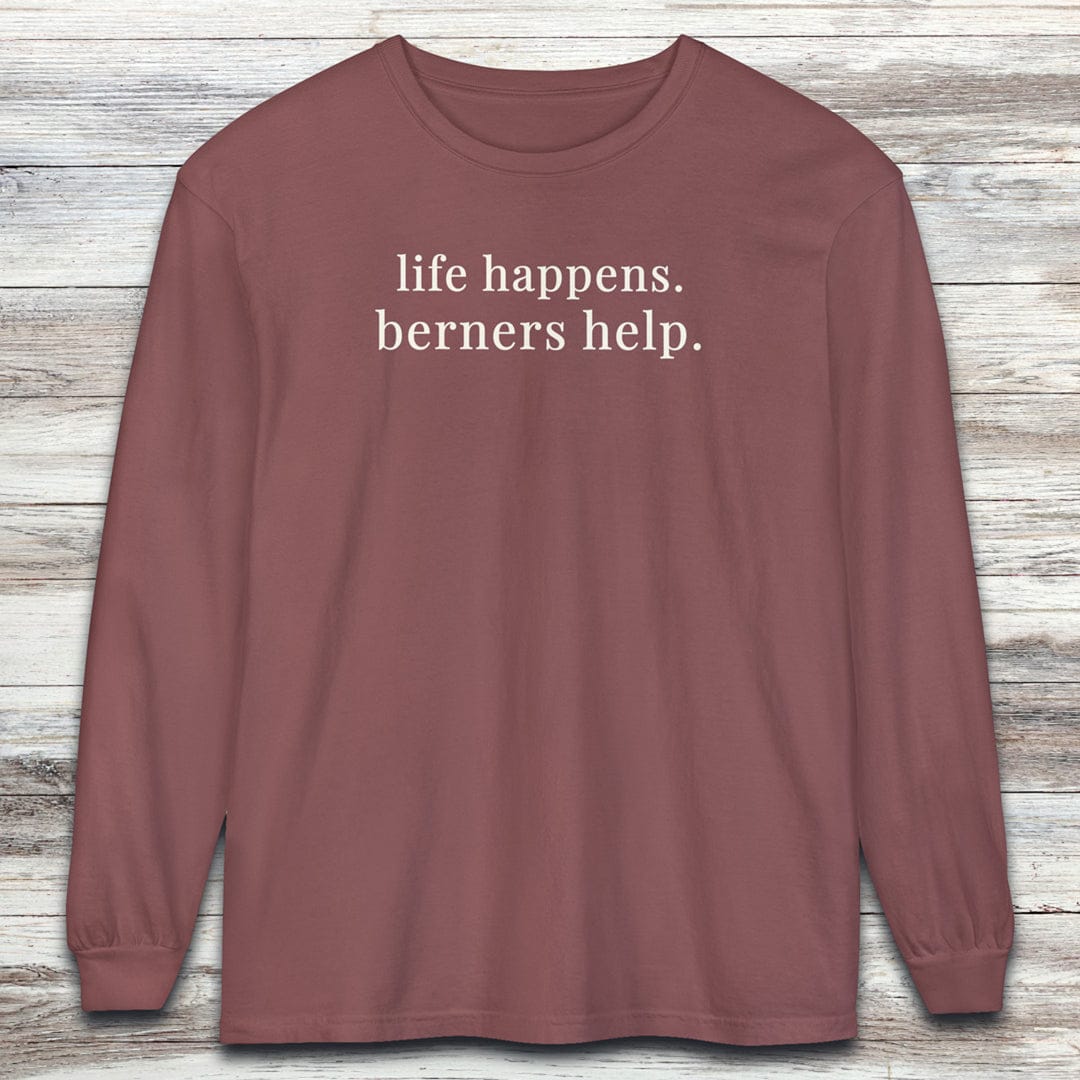 Bernese Mountain Dogs Help Long Sleeve Tee