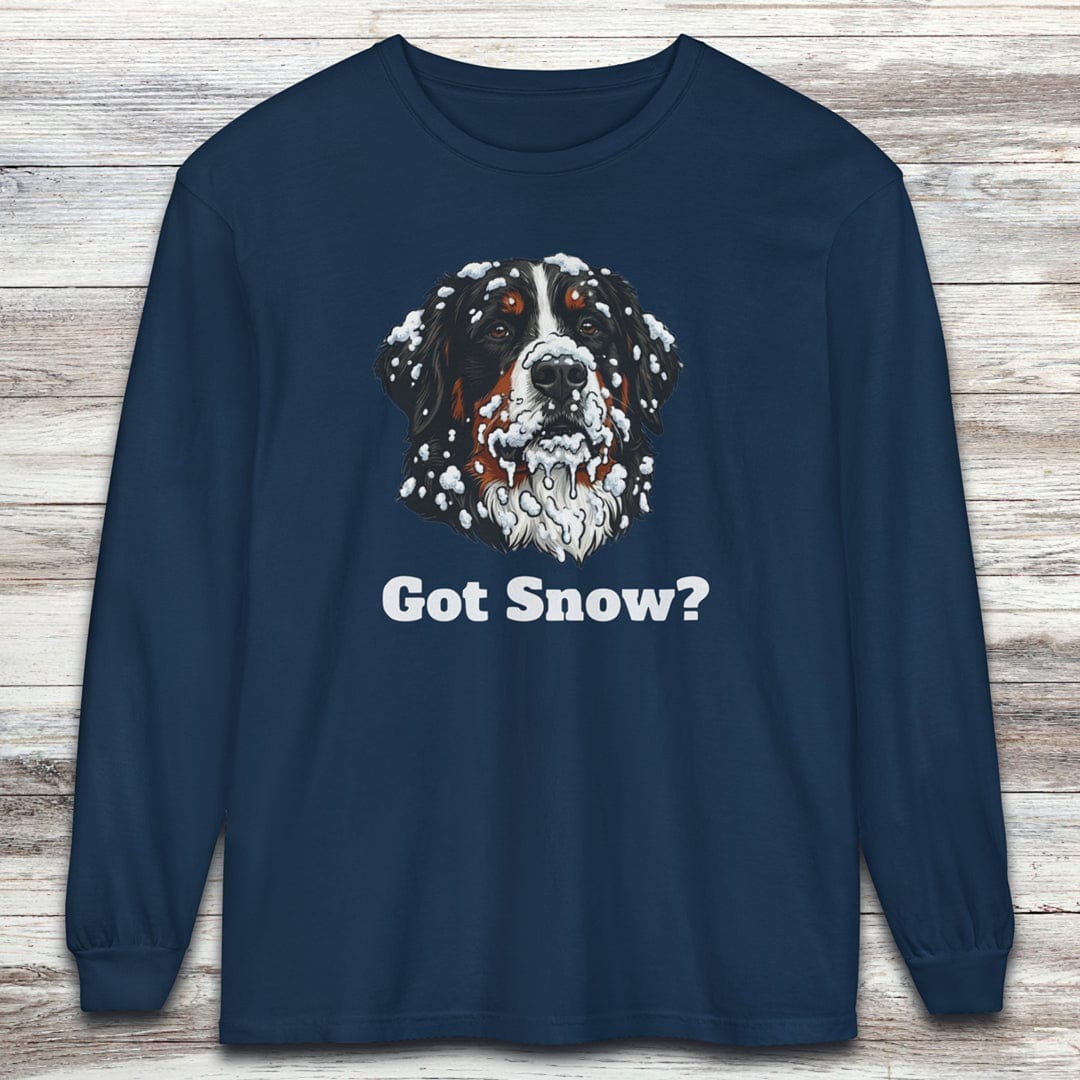 Bernese Mountain Dog Got Snow Long Sleeve Tee