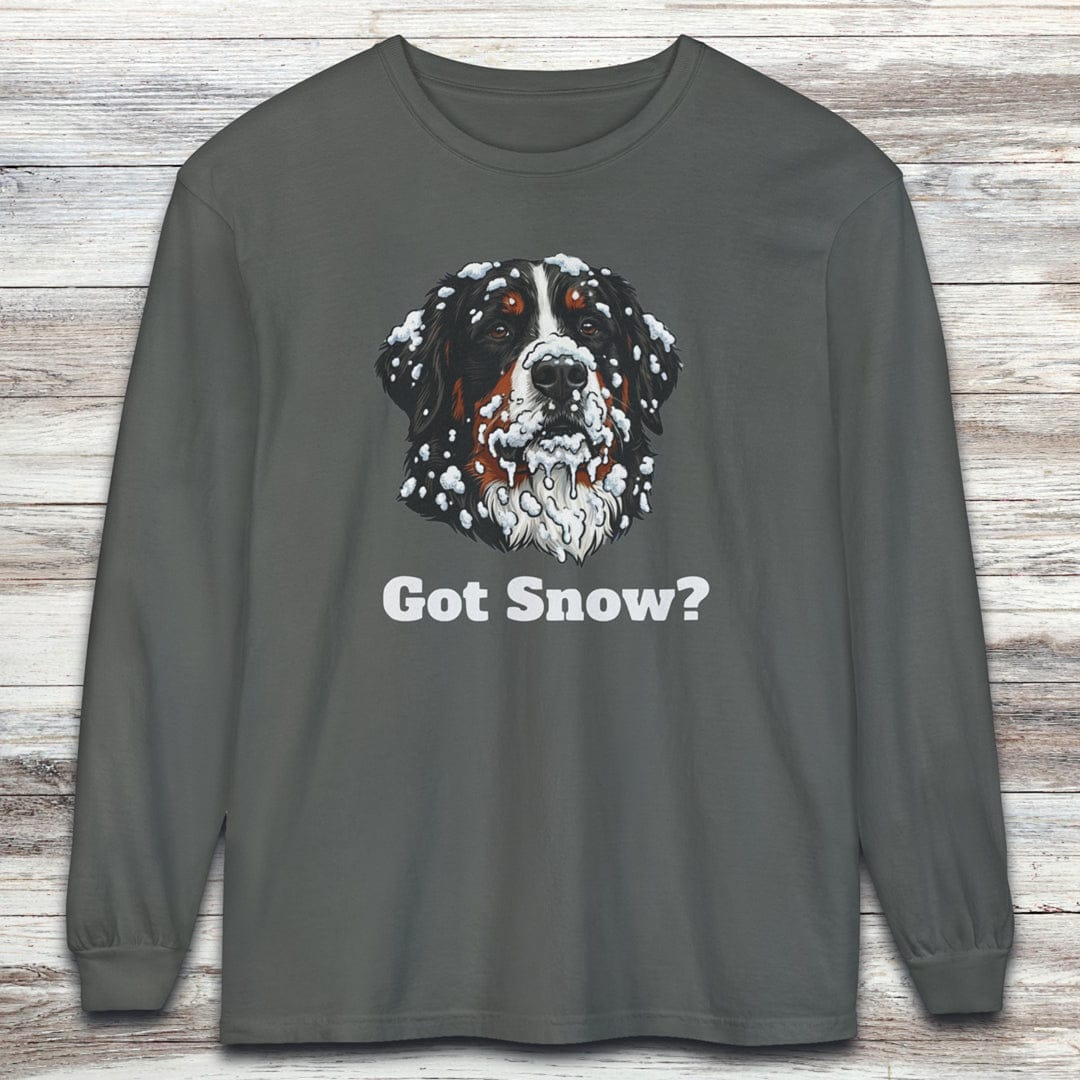 Bernese Mountain Dog Got Snow Long Sleeve Tee