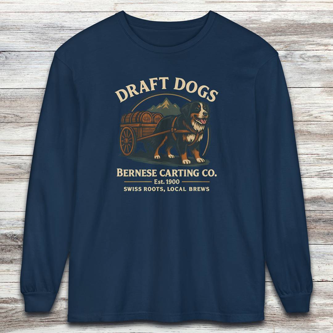 Bernese Mountain Dog Draft Dogs Long Sleeve Tee