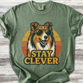 Rough Collie Stay Clever T-Shirt