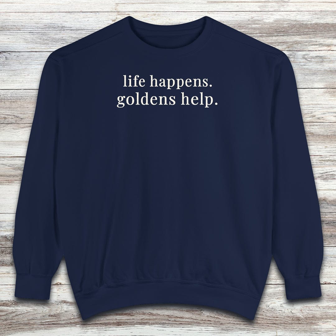 Golden Retrievers Help Sweatshirt