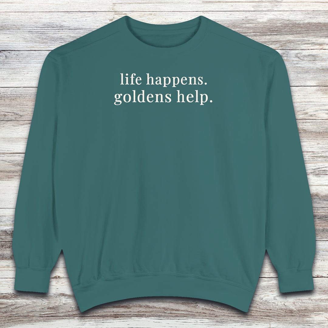 Golden Retrievers Help Sweatshirt