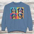 Bernese Mountain Dog Pop Art Sweatshirt